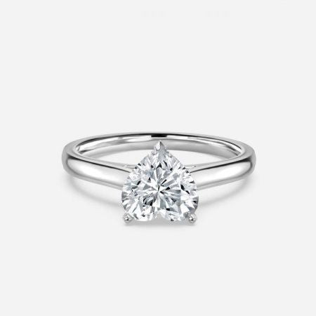 Arya Heart Lab Created Diamond Solitaire Engagement Ring