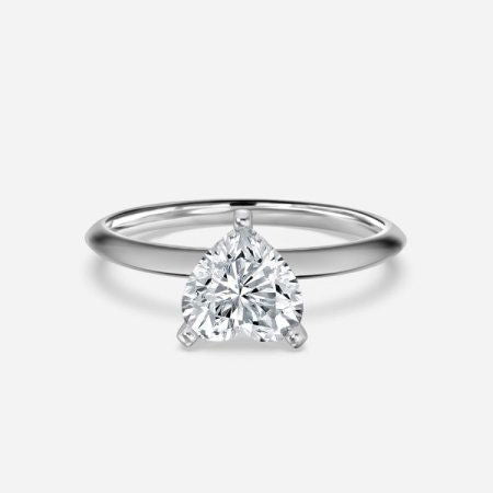 Alika Heart Lab Created Diamond Solitaire Engagement Ring