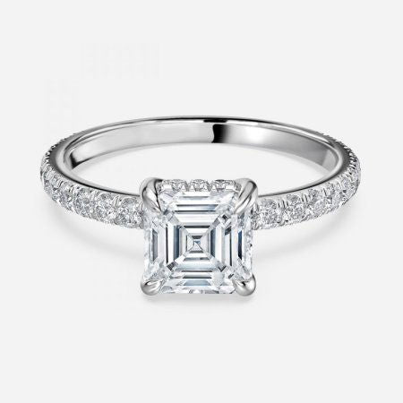 Lucian Asscher Hidden Halo Engagement Ring