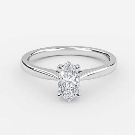 Violette Marquise Solitaire Lab Grown Diamond Engagement Ring