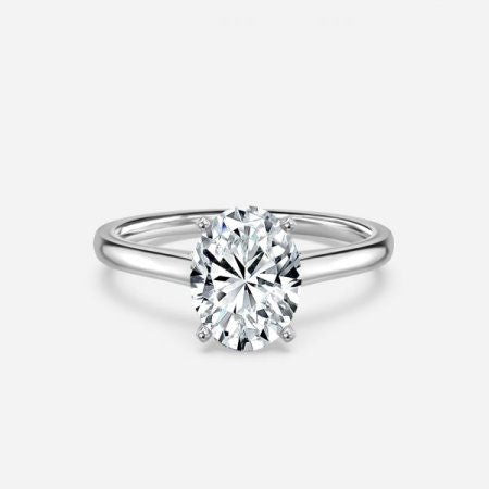 Arya Oval Solitaire Lab Grown Diamond Engagement Ring