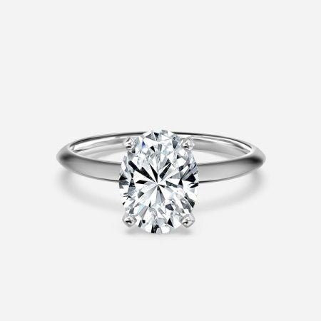 Alika Oval Solitaire Lab Grown Diamond Engagement Ring