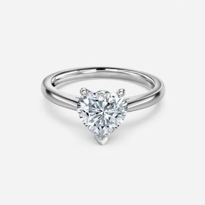 Nhẫn đính hôn kim cương nhân tạo Florian Heart