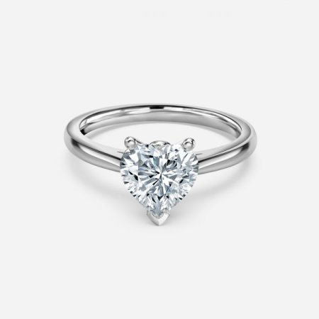 Florian Heart Lab Created Diamond Solitaire Engagement Ring