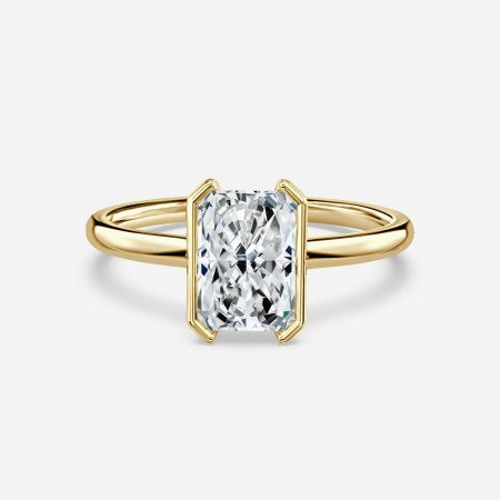 Augusta Radiant Bezel Lab Grown Diamond Engagement Ring