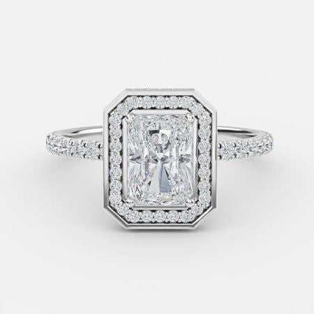 Jennifer Radiant Halo Lab Grown Diamond Engagement Ring