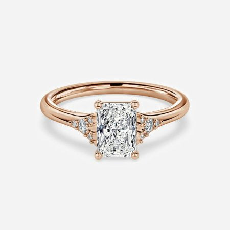 Anastasia Radiant Three Stone Lab Grown Diamond Engagement Ring