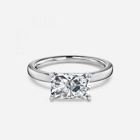 Demi Radiant Solitaire Lab Grown Diamond Engagement Ring