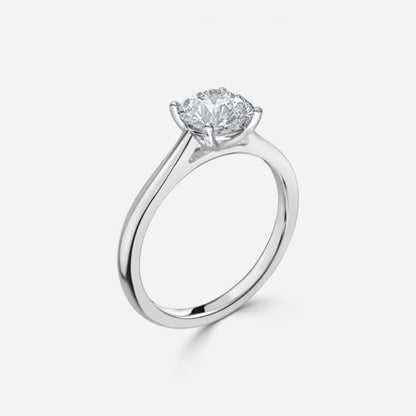 Arya Round Lab Grown Diamond Solitaire Engagement Ring