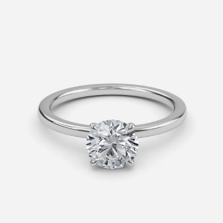 Jiani Round Lab Grown Diamond Solitaire Engagement Ring