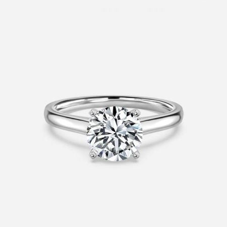 Arya Round Lab Grown Diamond Solitaire Engagement Ring