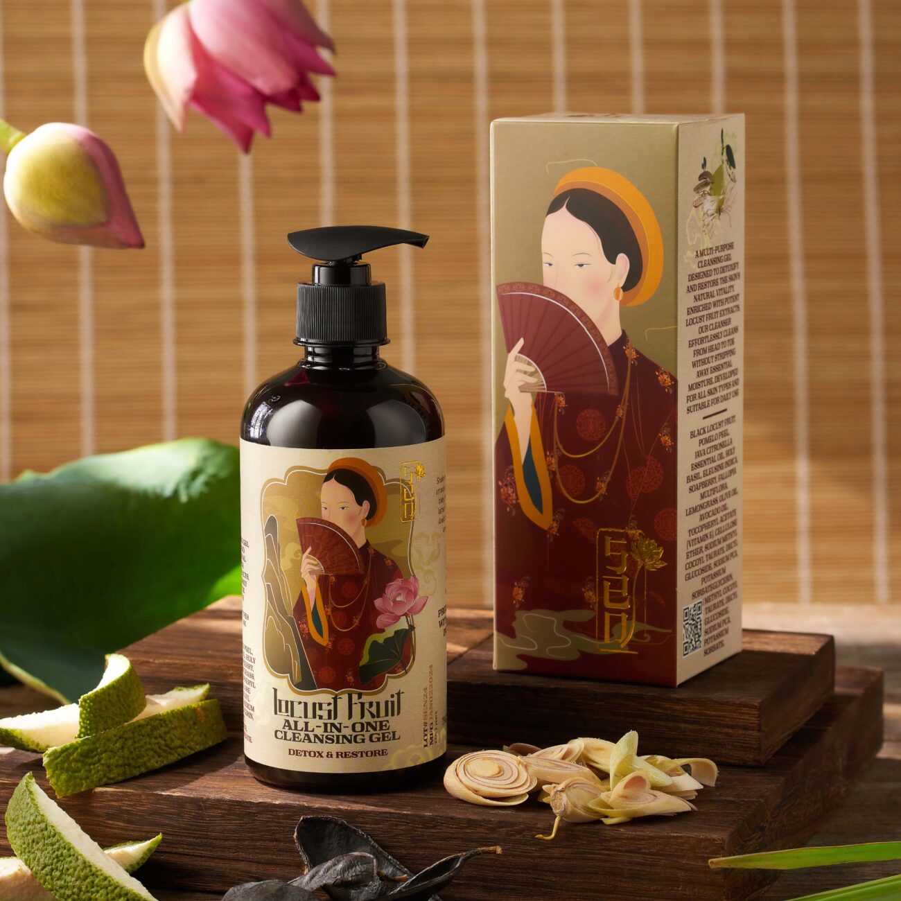 Gel rửa mặt Locust Fruit All-In-One