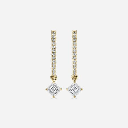 Sia Asscher Hoop Earring