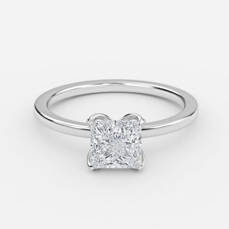 Kolm Princess Solitaire Lab Grown Diamond Engagement Ring