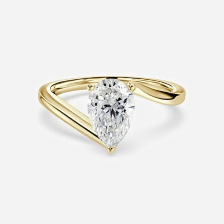 Antares Pear Solitaire Lab Grown Diamond Engagement Ring