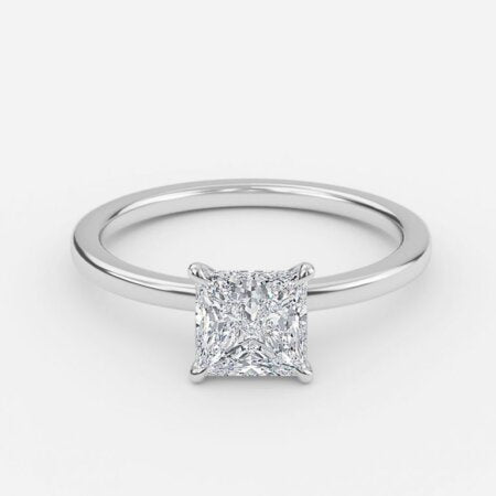 Jiani Princess Solitaire Lab Grown Diamond Engagement Ring