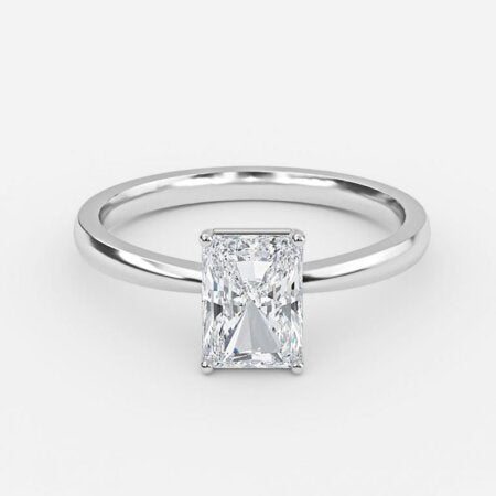 Esme Radiant Solitaire Lab Grown Diamond Engagement Ring