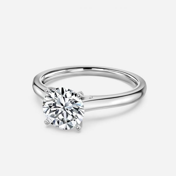 Arya Round Lab Grown Diamond Solitaire Engagement Ring