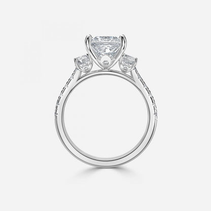 Talia Princess Three Stone Lab Grown Diamond Engagement Ring