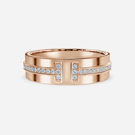 Narrow Diamond Wedding Ring