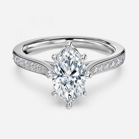 Aria Marquise Vintage Lab Grown Diamond Engagement Ring