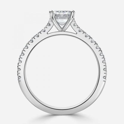 Nhẫn đính hôn kim cương Ella Emerald