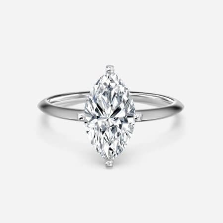 Alika Marquise Solitaire Lab Grown Diamond Engagement Ring