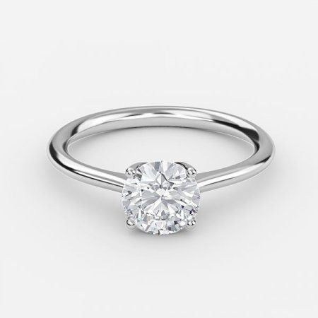 Catalina Round Lab Created Diamond Solitaire Engagement Ring