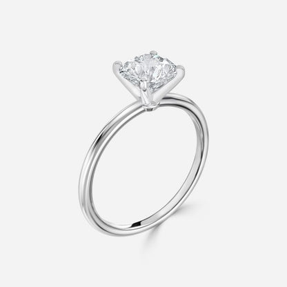 Alika Round Lab Created Diamond Solitaire Engagement Ring