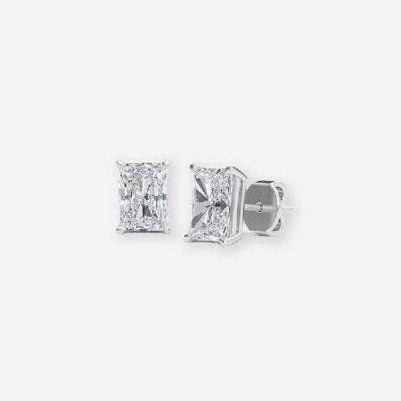 Radiant Lab Diamond Stud Earring