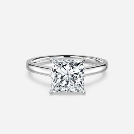 Arya Princess Solitaire Lab Grown Diamond Engagement Ring