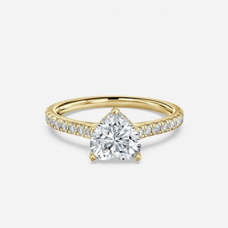 Nanami Heart Lab Created Diamond Hidden Halo Engagement Ring